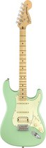 Fender American Performer Stratocaster HSS MN (Satin Surf Green) - ST-Style elektrische gitaar