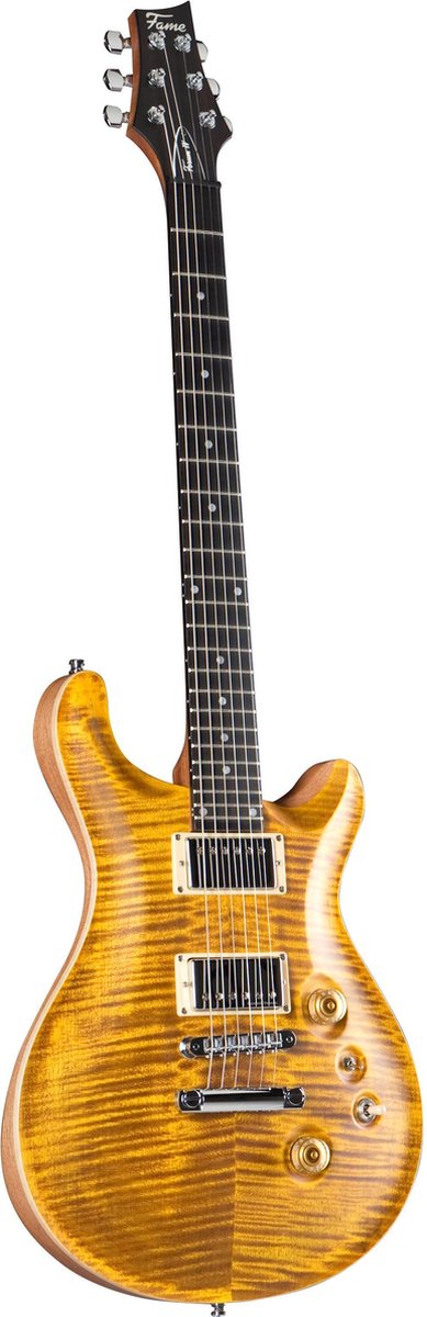 Fame Forum IV Classic (Tiger Eye Satin) - Elektrische gitaar