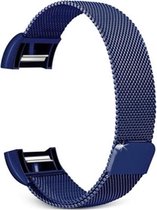Fitbit Charge 2 Luxe Milanees bandje |Blauw / Blue| Premium kwaliteit | Maat: M/L | RVS |TrendParts