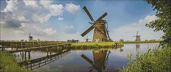 Borduurpatroon Kinderdijk