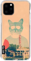 Casetastic Apple iPhone 11 Pro Hoesje - Softcover Hoesje met Design - Cool Cat Print