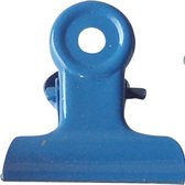 LPC Papierklem Bulldog clip blauw - 38 mm -20 stuks