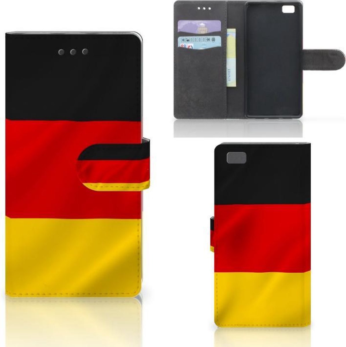 Huawei Ascend P8 Lite Bookstyle Case Duitsland