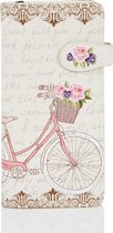 Shagwear Portemonnee - Trendy Ritsportemonnee - Dames - Kunstleer - Paris Bike (009765Z)