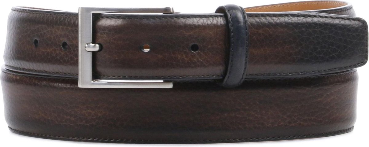 Riemen Mannen BULLIANT 2 Stuks-Leren Riem met 7 Gaatjes,Comfortabel