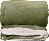iSleep Plaid - Tweepersoons Knuffeldeken - 220x240 cm - Groen