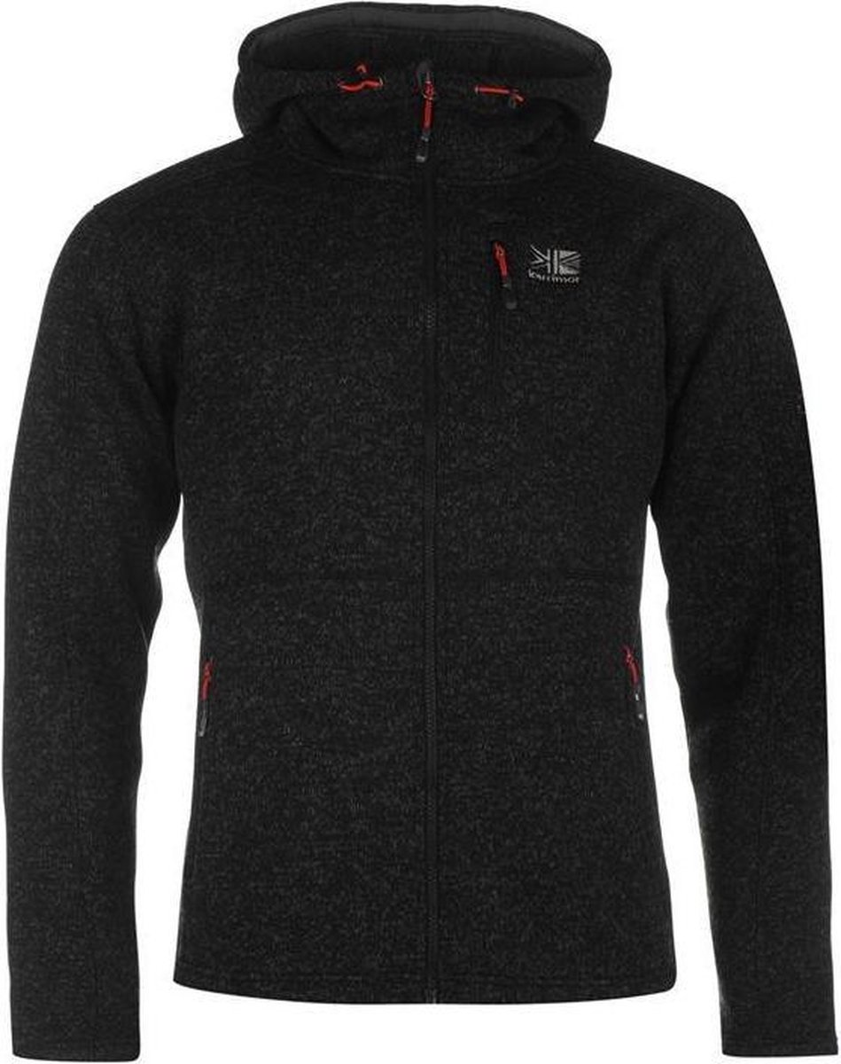 Karrimor Terry fleece met capuchon Heren Marl Zwart