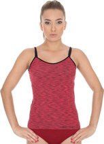 Brubeck Comfort| Dames Hemd Fusion met Spaghetti bandjes - Red - S