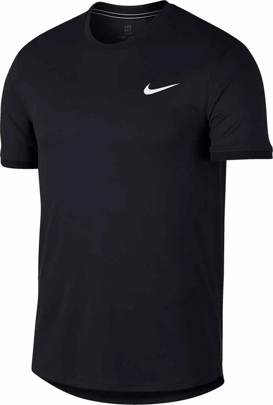 Nike M Nkct Dry Top SS Clrblk Sportshirt Heren - Zwart | bol.com