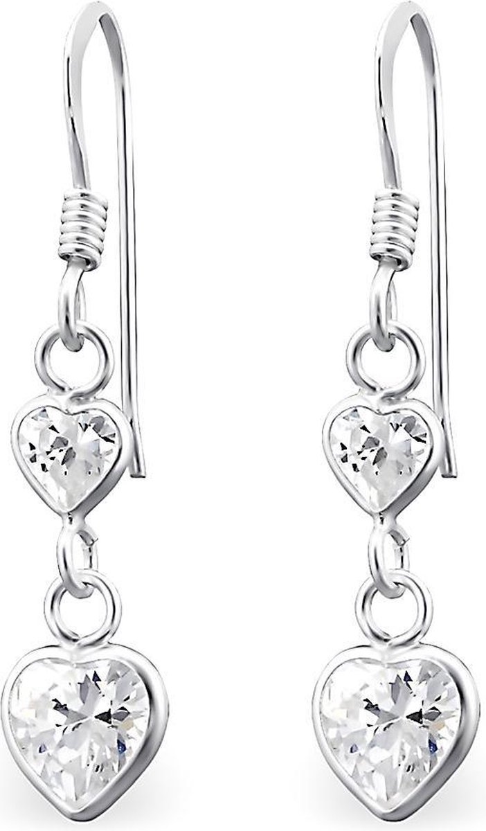 Montebello Oorbellen Adele - 925 Zilver E-Coating - Hart - 7x30mm