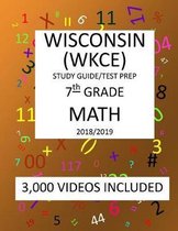 7th Grade WISCONSIN WKCE, 2019 MATH, Test Prep