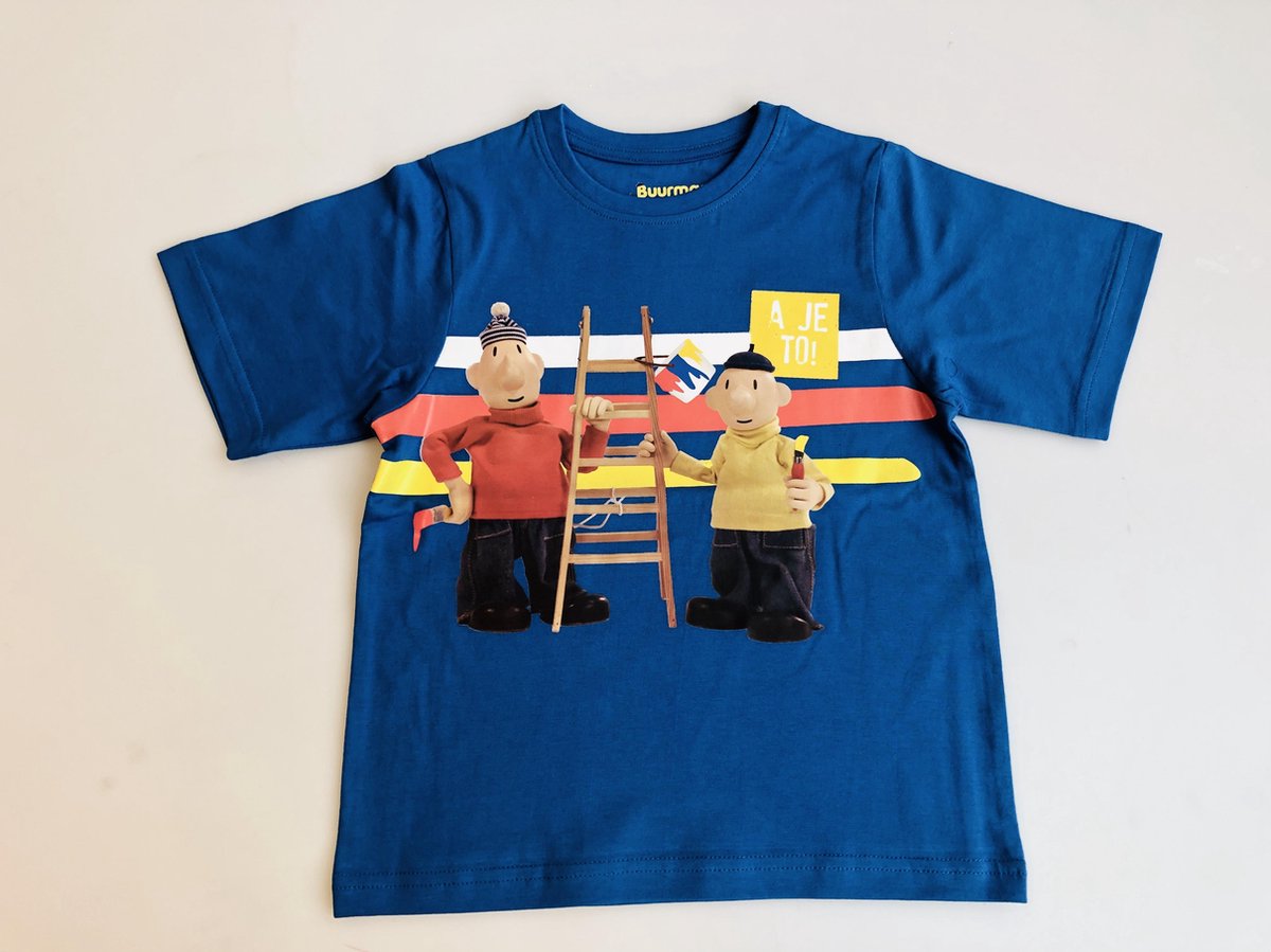 T-shirt Buurman en Buurman: blauw maat 110/116