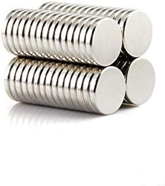 Sterke magneten rond – 50N magneetjes - 20 stuks – 8 x 2mm | bol.com