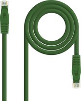 UTP Category 6 Rigid Network Cable NANOCABLE Cable de red latiguillo RJ45 LSZH Cat.6A UTP AWG24, Verde, 3.0m White Green 2 m 3 m