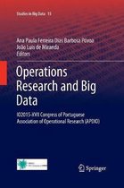 Studies in Big Data- Operations Research and Big Data