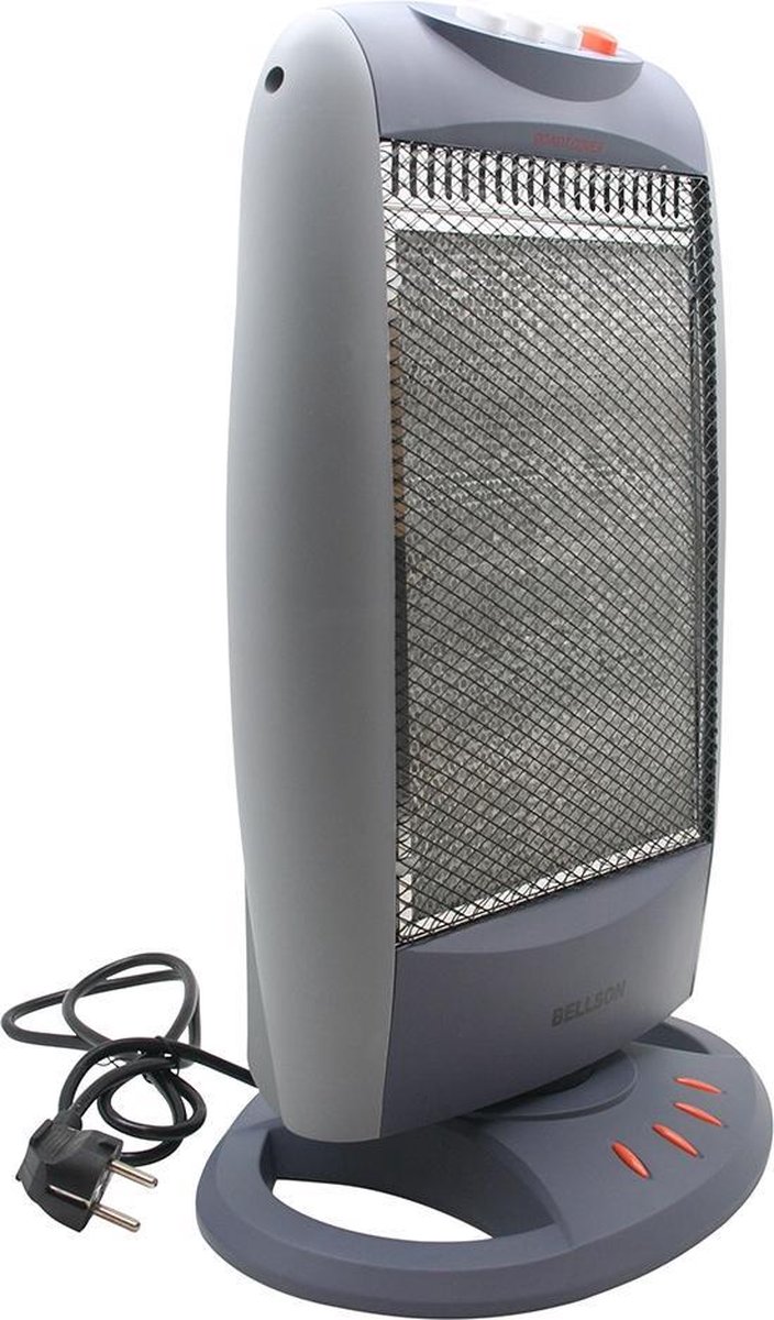 Complex trommel inkt Benson Halogeen Heater - Kachel - Drie standen - 400 / 800 / 1200 Watt -  Geschikt voor... | bol.com