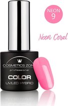 Cosmetics Zone UV/LED Hybrid Gel Nagellak 7ml. Neon Coral N9