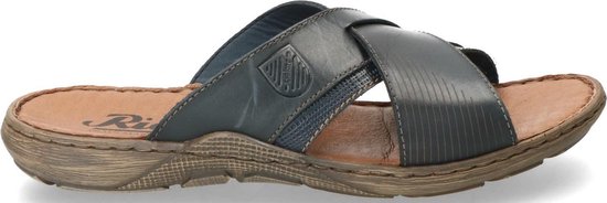 Rieker heren teenslippers Blauw | bol.com