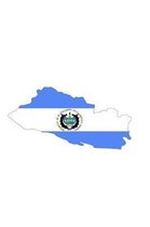 Flag of El Salvador Overlaid on the Salvadorian Map Journal