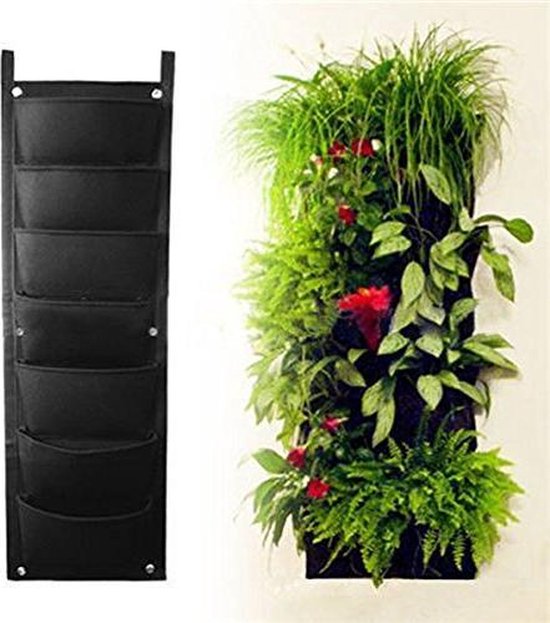ForDig Verticale Plantenhanger – verticale plantenzak - verticale moestuin – 7 zakken