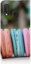Geschikt voor Samsung Galaxy A20e Flip Style Cover Macarons