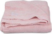 Jollein Ledikantdeken Melange Knit - 100x150cm - soft pink