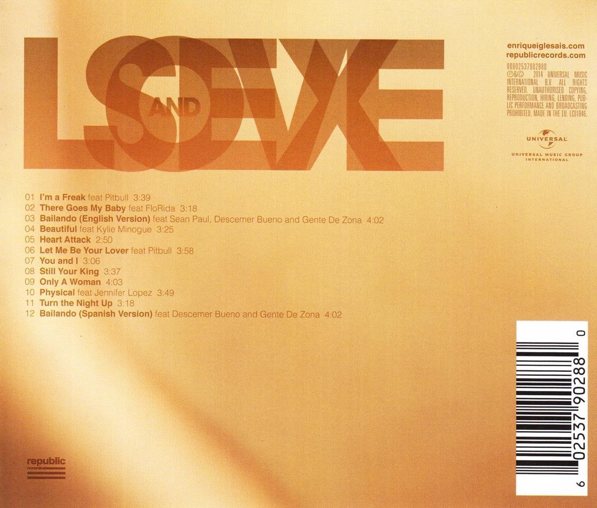 Sex And Love Enrique Iglesias Cd Album Muziek 