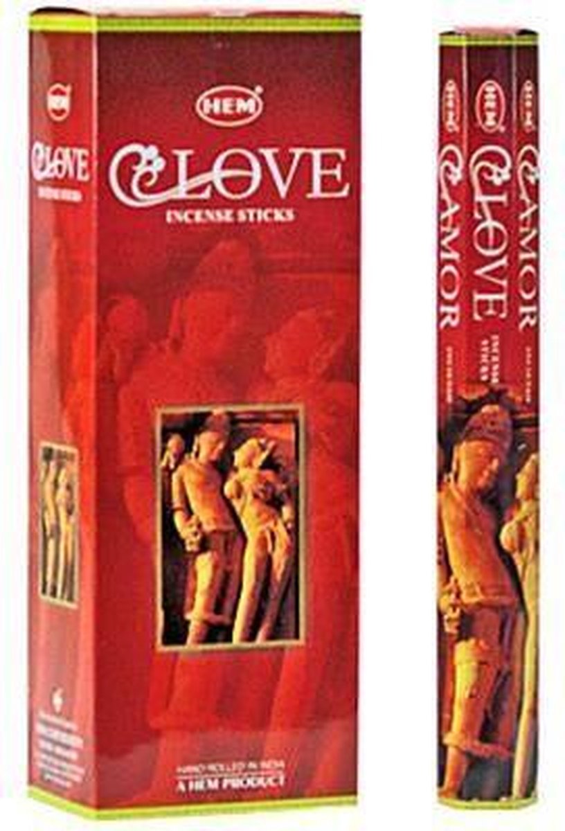 HEM WIEROOK LOVE 6 MAAL 20 STOKJES (120stuks) Multi