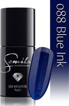 088 UV Hybrid Semilac Blue Ink 7 ml.