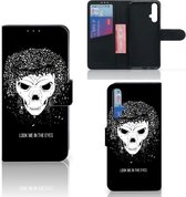 Telefoonhoesje met Naam Huawei Nova 5T | Honor 20 Skull Hair