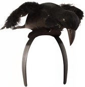 Diadeem zwarte kraai (halloween)