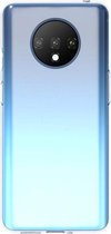 Shop4 - OnePlus 7T Hoesje - Zachte Back Case Transparant