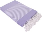 Fashion4wellness Hamamdoek Deniz Hibiscus Lilac /  FOUTA - STRANDLAKEN - SAUNADOEK - Size 6 - 230 X 160 CM KATOEN