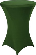 Statafelrok donkergroen 80 cm per 10