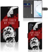 Geschikt voor Samsung Galaxy Note 10 Portemonnee hoesje Zombie Blood