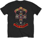 Guns n Roses Tshirt Homme -L- Appetite For Destruction Noir