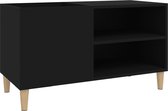 vidaXL-Platenkast-84,5x38x48-cm-bewerkt-hout-zwart