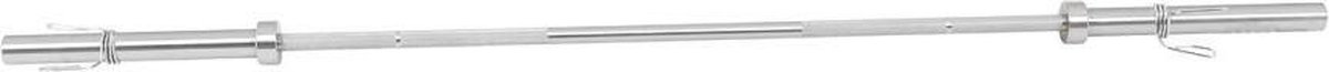 Gorilla Sports Halterstang Olympisch - Barbell - Halter - 220 cm - 50 mm - Veersluiting