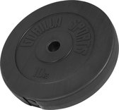 Gorilla Sports Gewichtsschijf - Halterschijf - 10 kg - Kunststof - 30 mm