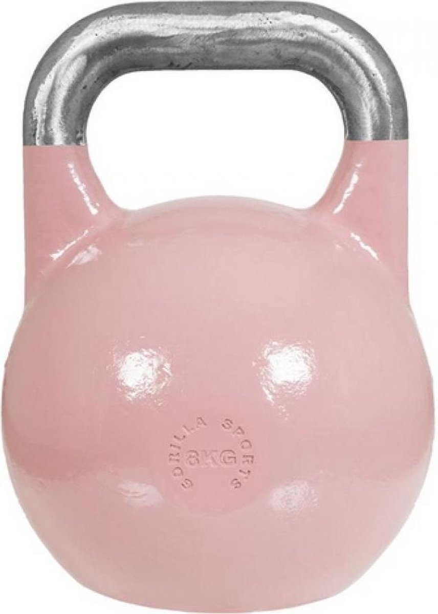 Gorilla Sports Kettlebell - Competitie Kettlebell - Staal - 8 kg