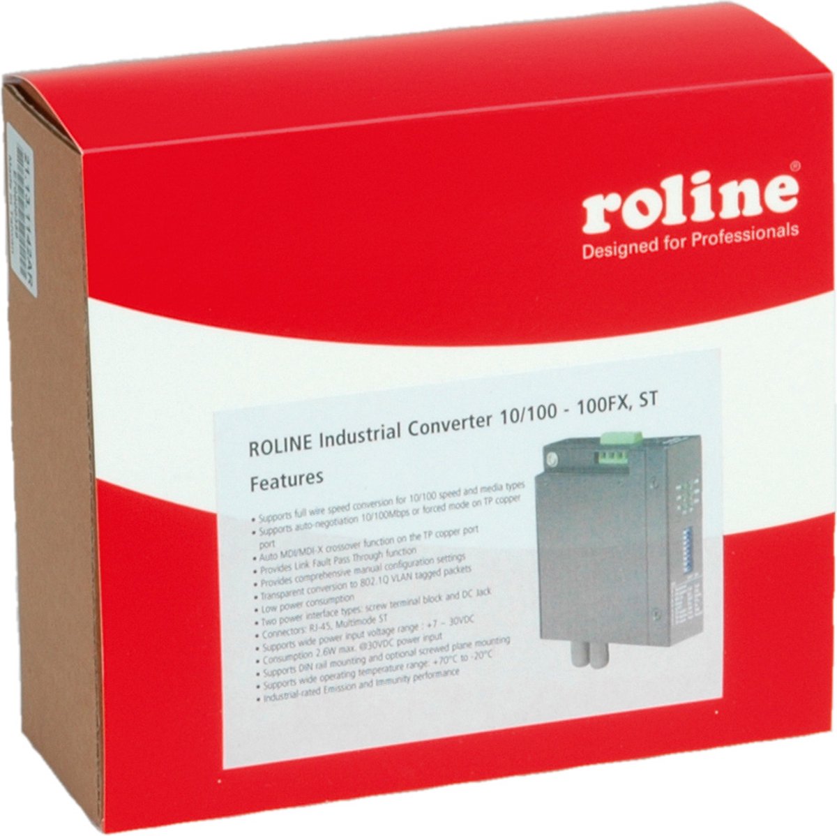 ROLINE Industrie converter RJ-45, ST
