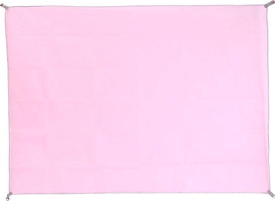 New Age Devi - XL- 200cm x 200cm-Roze Strandlaken - Zandvrij