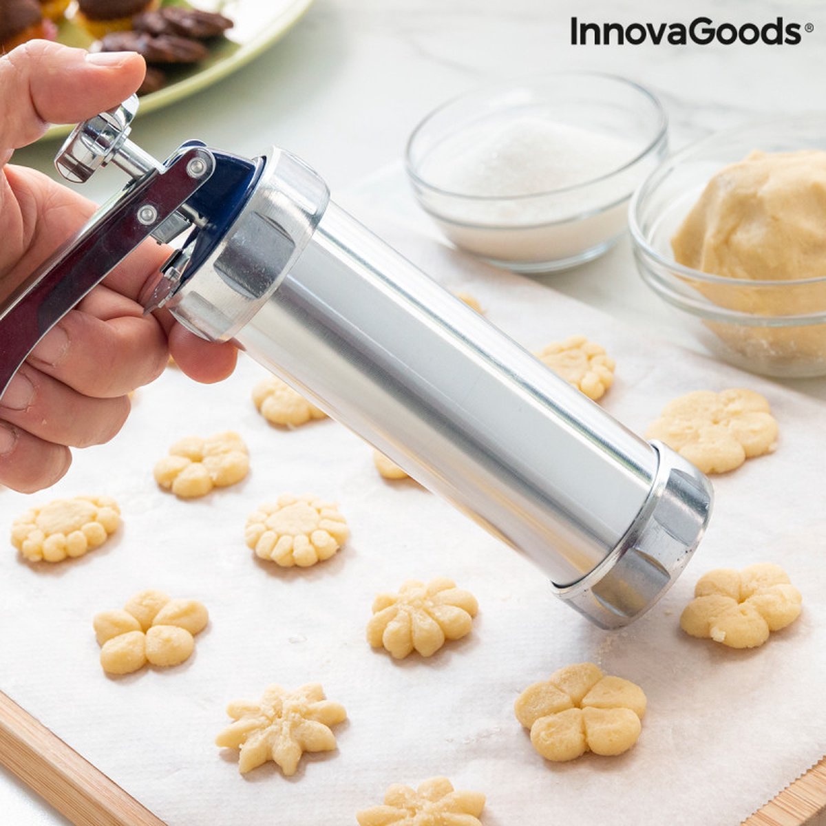 Cookie Set Aluminium Crème Multifunctionele DIY Koekjes Druk Maker Kit Bakken Gebak Piping Decorating Keuken