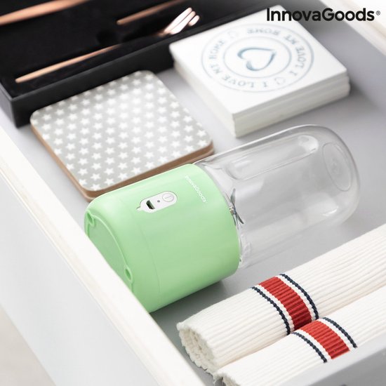 Innovagoods - Smoothie blender - Oplaadbaar - Voor Op Werk - Groen van InnovaGoods — afbeelding 3