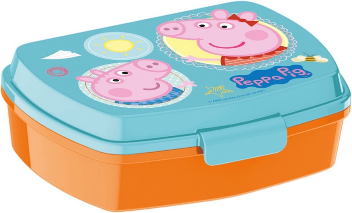 Stor Peppa pig broodtrommel / brooddoos