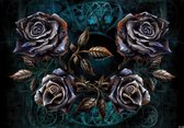 Alchemy Roses Tattoo Photo Wallcovering