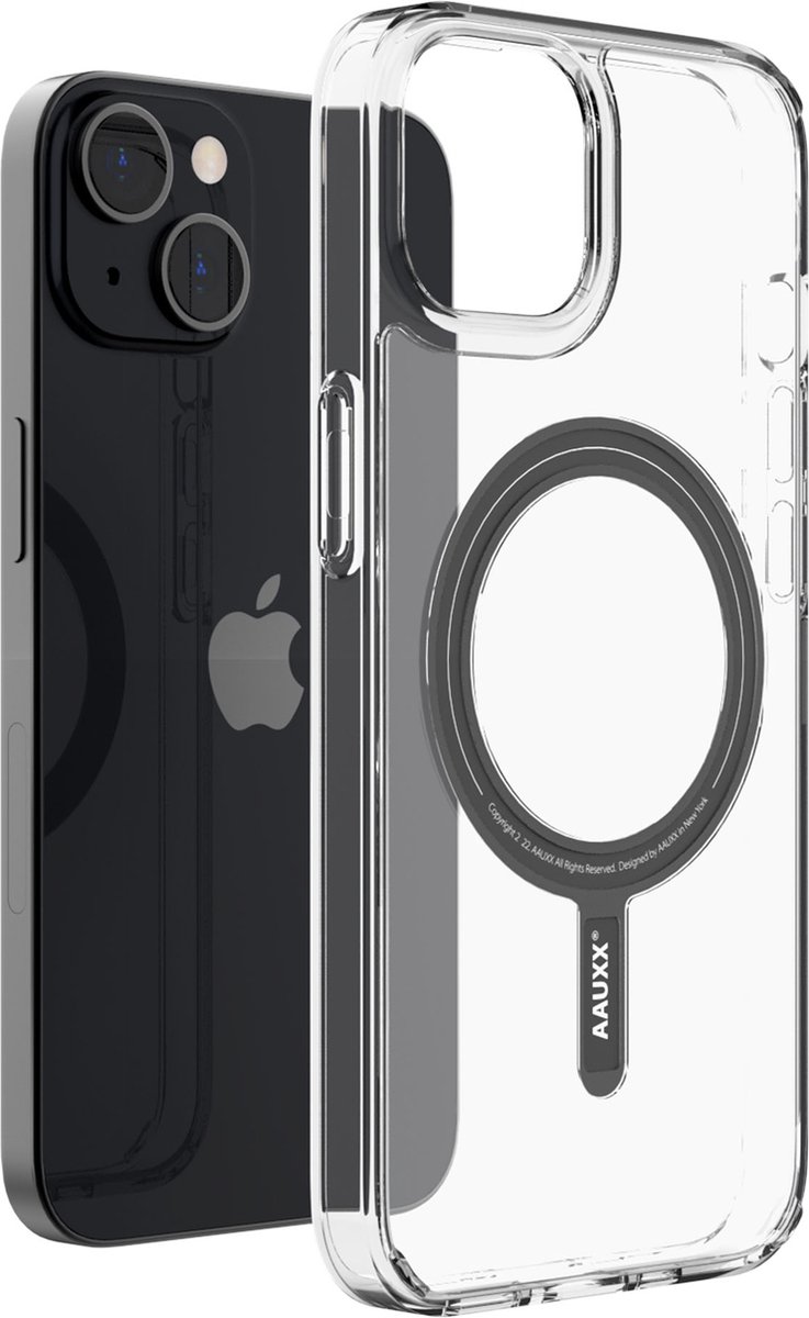 iPhone 14 Hoesje - Magsafe Hoesje - extra sterke magneet - doorzichtig Telefoonhoesje - Geschikt voor iPhone 14