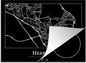 KitchenYeah® Inductie beschermer 65x52 cm - Stadskaart - Heerlen - Kaart - Plattegrond - Kookplaataccessoires - Afdekplaat voor kookplaat - Inductiebeschermer - Inductiemat - Inductieplaat mat