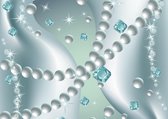 Pearls Gems Abstract Photo Wallcovering