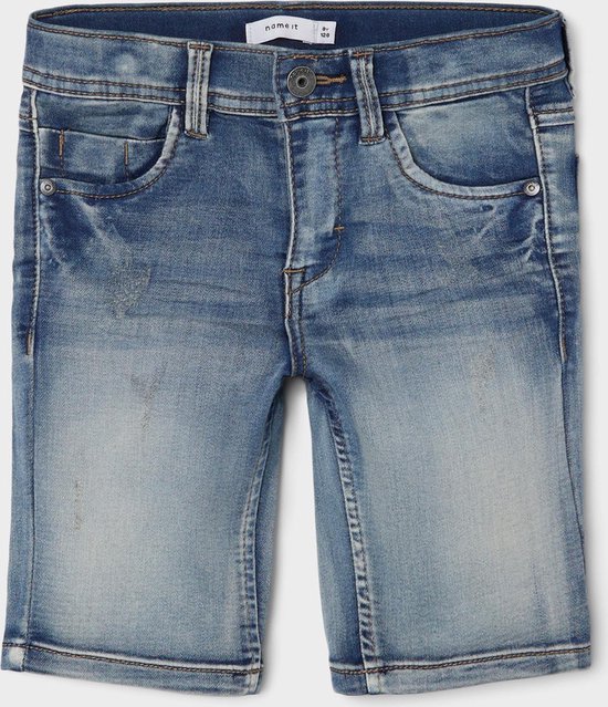 Name It Broek Nkmtheo Xsl Dnm L Shorts 5495-th No 13197351 Medium Blue Denim Mannen Maat - W98